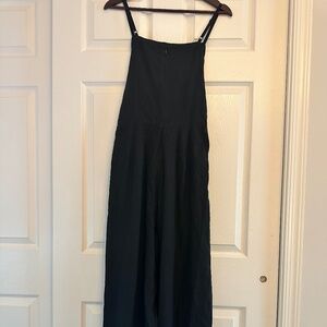 Madewell Tie-Front Jumpsuit – Black – Size 12 – Style NK505 – New With Tags
